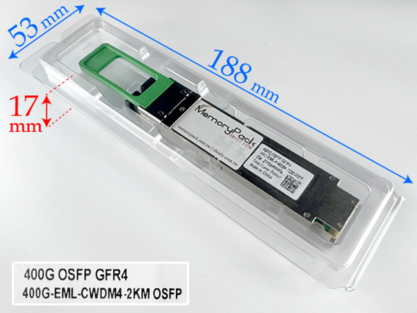 osfp plastic clamshell box packaging mpkosfp1